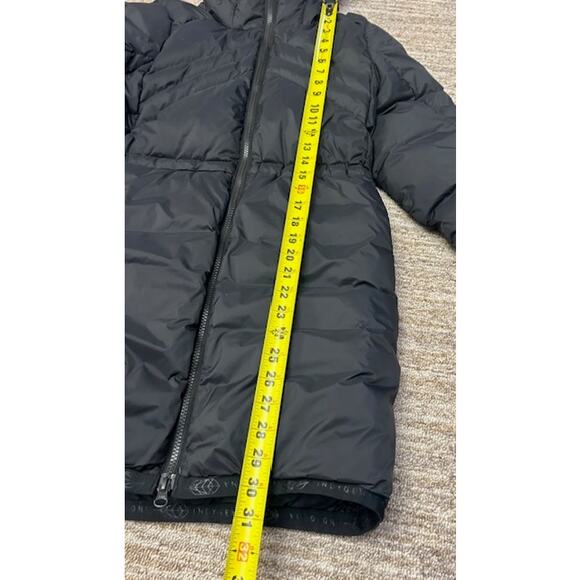 Indygena Coat Black Puffer Duck Down Hooded Jacket Size M - Picture 3 of 16